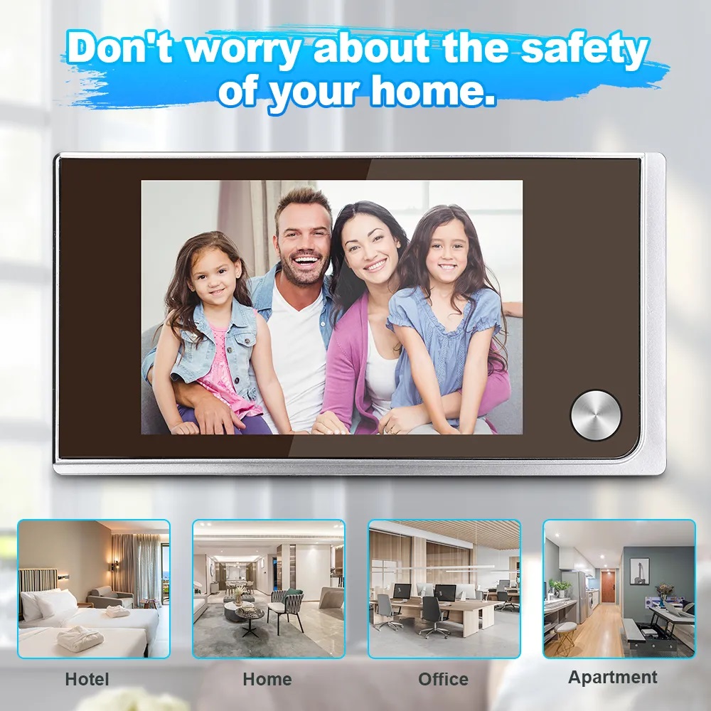 Home Cinema Wireless - 3,5 inç Kamera Gözetleme Deliği Kapı